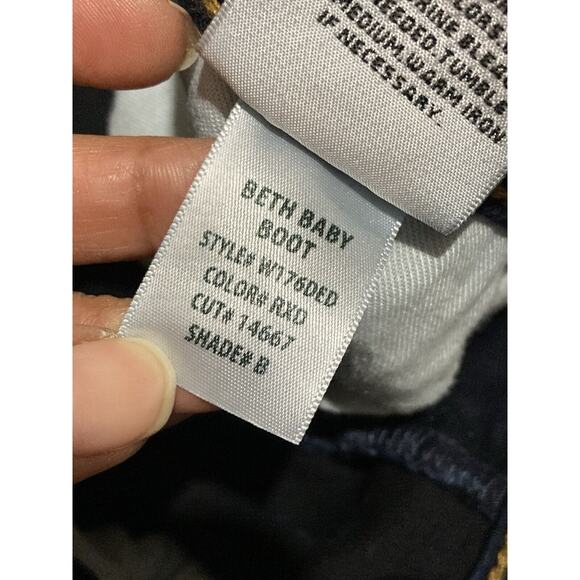 Hudson Jeans Beth Baby Boot Flap Pockets Mid Rise Medium Wash Women’s Size 28 - Picture 4 of 8